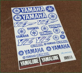YAMAHA Factory Racing Motorbike Motorcycle 25 Laminated Decals Stickers YZF YZ Set