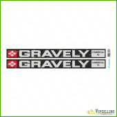 Lg GRAVELY Mower Lawn Tractor Laminated Decals Stickers Commercial 10 Set Lg GRAVELY Mower Lawn Tractor Laminated Decals Stickers Commercial 10 Set