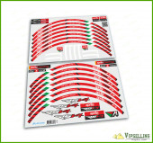 aprilia Racing RSV4 Factory Racing Decals Motorcycle Laminated Wheel Rim Stripes Kit aprilia Racing RSV4 Factory Racing Decals Motorcycle Laminated Wheel Rim Stripes Kit
