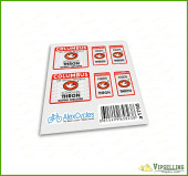 Bicycle Columbus THRON Doppio Spessore Foderi Frame & Fork Decals Stickers Set Bicycle Columbus THRON Doppio Spessore Foderi Frame & Fork Decals Stickers Set