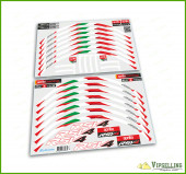 aprilia Racing RSV4 Decals Motorcycle Laminated Wheel Rim Stripes Set Decals Stickers aprilia Racing RSV4 Decals Motorcycle Laminated Wheel Rim Stripes Set Decals Stickers