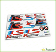 BMW Motorrad Motorsport K1200S Big Laminated Decals Stickers Kit