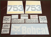 BOBCAT 753 Yellow Decals Stickers SKID STEER Loader Original Look Full Set BOBCAT 753 Yellow Decals Stickers SKID STEER Loader Original Look Full Set