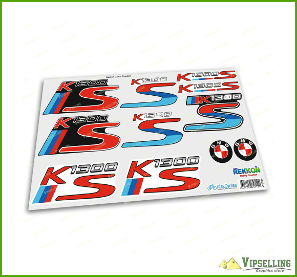 BMW Motorrad Motorsport K1300S Big Laminated Decals Stickers Kit
