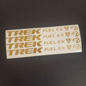 TREK Bicycle Adult Size Restoration Fuel Ex High Cast Vinyl Decals Stickers Kit Any Color TREK Bicycle Adult Size Restoration Fuel Ex High Cast Vinyl Decals Stickers Kit Any Color
