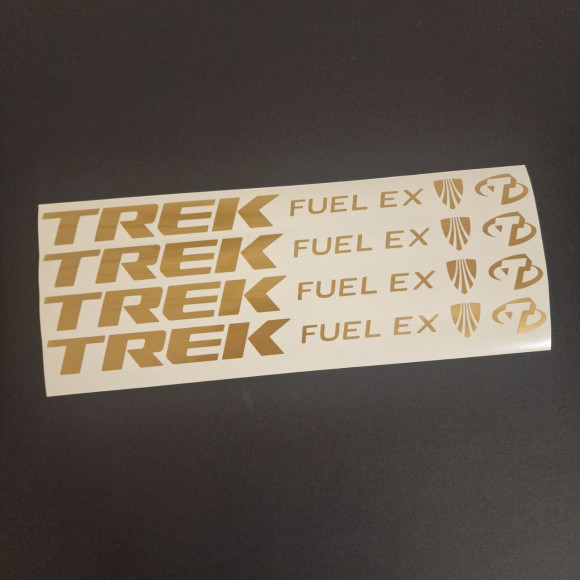 TREK Bicycle Adult Size Restoration Fuel Ex High Cast Vinyl Decals Stickers Kit Any Color