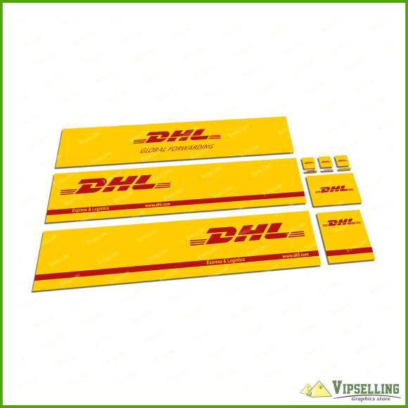 Tamiya 56319 56302 14th Scale Truck Reefer DHL Decals Stickers Kit Trailer 1/14 Tamiya 56319 56302 14th Scale Truck Reefer DHL Decals Stickers Kit Trailer 1/14