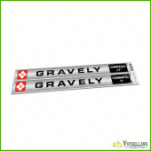 Lg GRAVELY Mower Lawn Tractor Laminated Silver Decals Stickers Commercial 12 Set Lg GRAVELY Mower Lawn Tractor Laminated Silver Decals Stickers Commercial 12 Set