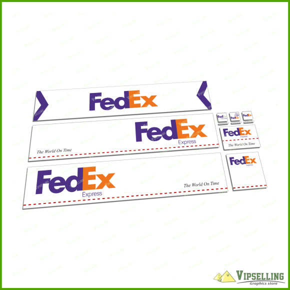 Tamiya 14th Scale Truck Reefer FedEx Decals Stickers Kit Trailer 1/14 56319 56302