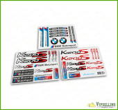 BMW Motorrad Motorsport K1200S Laminated Decals Stickers Set BMW Motorrad Motorsport K1200S Laminated Decals Stickers Set