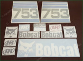 BOBCA 753 Blue Decals Stickers SKID STEER Loader Original Looking Full Set BOBCA 753 Blue Decals Stickers SKID STEER Loader Original Looking Full Set