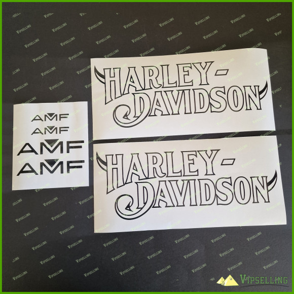 Harley Davidson EL DIABLO Low Rider 1938 1978 Gas Fuel Tank Decals Stickers Set