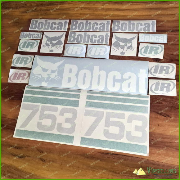 BOBCAT 753 Green Decals Stickers SKID STEER Original Look Full Set