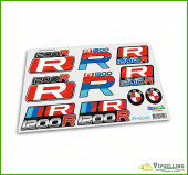 BMW Motorrad Motorsport R1200R Big Laminated Decals Stickers Kit BMW Motorrad Motorsport R1200R Big Laminated Decals Stickers Kit