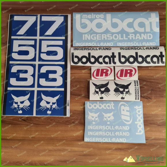 BOBCAT 753 SKID STEER Loader Full High Cast Vinyl Decals Stickers Kit New Super Look