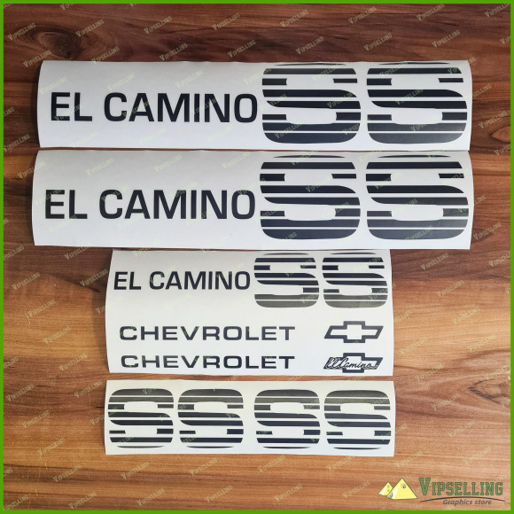 El Camino Monte Carlo MALIBU SS High Cast Vinyl Chevy Decals Stickers Logos Emblems Any Color