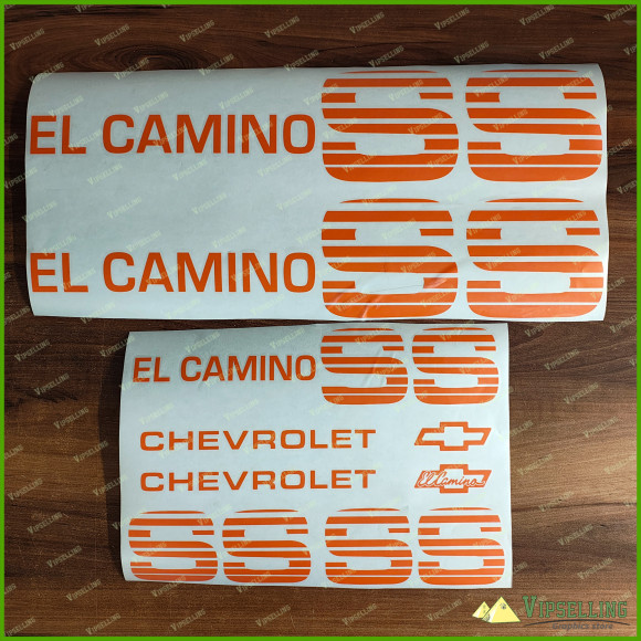 El Camino Monte Carlo MALIBU SS High Cast Vinyl Chevy Decals Stickers Logos Emblems Any Color El Camino Monte Carlo MALIBU SS High Cast Vinyl Chevy Decals Stickers Logos Emblems Any Color