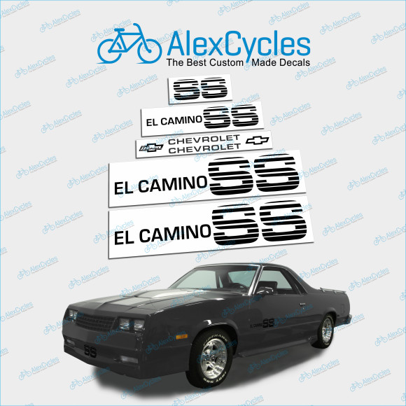 El Camino Monte Carlo MALIBU SS High Cast Vinyl Chevy Decals Stickers Logos Emblems Any Color El Camino Monte Carlo MALIBU SS High Cast Vinyl Chevy Decals Stickers Logos Emblems Any Color