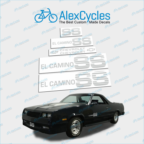 El Camino Monte Carlo MALIBU SS High Cast Vinyl Chevy Decals Stickers Logos Emblems Any Color El Camino Monte Carlo MALIBU SS High Cast Vinyl Chevy Decals Stickers Logos Emblems Any Color