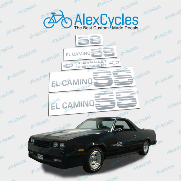 El Camino Monte Carlo MALIBU SS High Cast Vinyl Chevy Decals Stickers Logos Emblems Any Color El Camino Monte Carlo MALIBU SS High Cast Vinyl Chevy Decals Stickers Logos Emblems Any Color