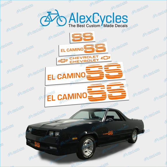El Camino Monte Carlo MALIBU SS High Cast Vinyl Chevy Decals Stickers Logos Emblems Any Color El Camino Monte Carlo MALIBU SS High Cast Vinyl Chevy Decals Stickers Logos Emblems Any Color