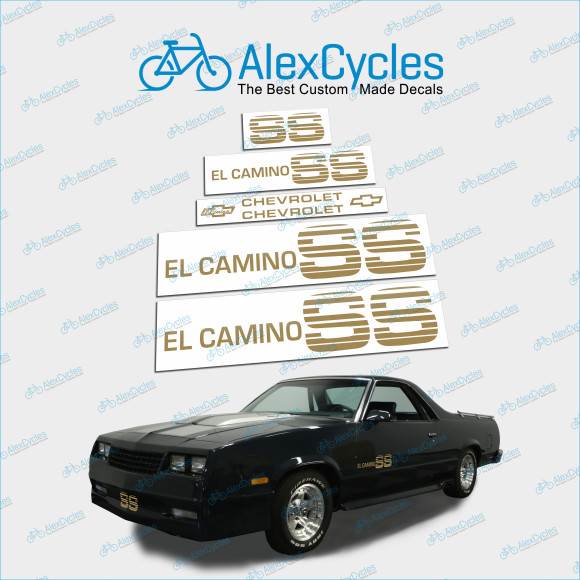 El Camino Monte Carlo MALIBU SS High Cast Vinyl Chevy Decals Stickers Logos Emblems Any Color El Camino Monte Carlo MALIBU SS High Cast Vinyl Chevy Decals Stickers Logos Emblems Any Color