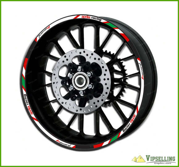 aprilia Tuono V4 Racing Stickers Motorcycle Kit Laminated Wheel Rim Decals Stripes  aprilia Tuono V4 Racing Stickers Motorcycle Kit Laminated Wheel Rim Decals Stripes