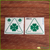 Alfa Romeo Cloverleaf Vinyl Decals Stickers Set for Right and Left Sides Alfa Romeo Cloverleaf Vinyl Decals Stickers Set for Right and Left Sides