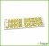 Very Nice John Deere Logo High Cast Laminated Vinyl Decals Stickers Letters Very Nice John Deere Logo High Cast Laminated Vinyl Decals Stickers Letters