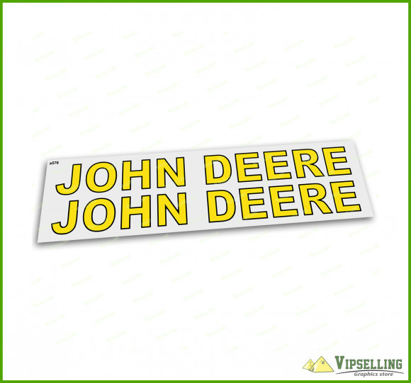 Very Nice John Deere Logo High Cast Laminated Vinyl Decals Stickers Letters Very Nice John Deere Logo High Cast Laminated Vinyl Decals Stickers Letters