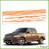 Ford F-150 Harley-Davidson Style F-250 F-350 Flame Solid Style Side High Cast Vinyl Stripes Decals Stickers Kit