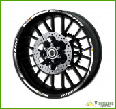 BMW Motorrad Motorsport F800R Grey Wheel Rim Laminated Stripes Decals Stickers Kit BMW Motorrad Motorsport F800R Grey Wheel Rim Laminated Stripes Decals Stickers Kit