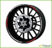 BMW Motorrad Motorsport F800R Red-Grey Wheel Rim Laminated Stripes Decals Stickers Kit BMW Motorrad Motorsport F800R Red-Grey Wheel Rim Laminated Stripes Decals Stickers Kit