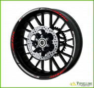 BMW Motorrad Motorsport F800R Red-Grey Wheel Rim Laminated Stripes Decals Stickers Kit BMW Motorrad Motorsport F800R Red-Grey Wheel Rim Laminated Stripes Decals Stickers Kit
