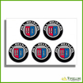 Alpina Sports BMW Wheel Center Cap Vinyl Decals Emblems Alpina Sports BMW Wheel Center Cap Vinyl Decals Emblems