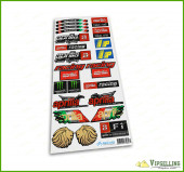 Aprilia Kit 3xA5 aprilia IP Racing Lion Motorbike Monster Energy Silver Laminated Decals Stickers Kit Aprilia Kit 3xA5 aprilia IP Racing Lion Motorbike Monster Energy Silver Laminated Decals Stickers Kit