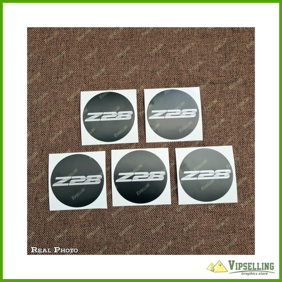 Chevrolet CAMARO Z28 Wheel Center Caps Chevy Laminated Decals Stickers Set Chevrolet CAMARO Z28 Wheel Center Caps Chevy Laminated Decals Stickers Set