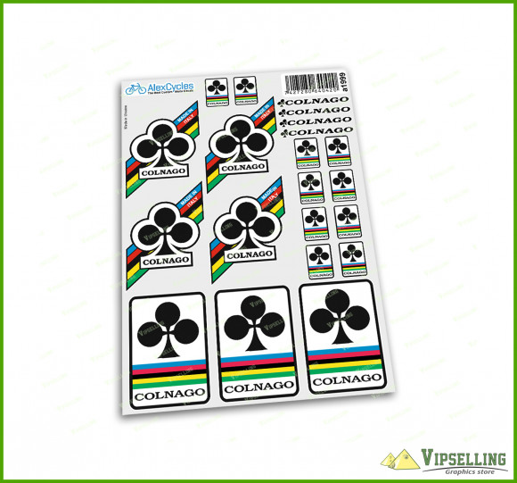 Colnago Frame Bike Bicycle Stickers Decals GIFT Super Kit Set