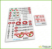 Columbus THRON Speciali Tubi Rinforzati Fork & Frame Decals Stickers Kit Colnago Made in Italy Set Columbus THRON Speciali Tubi Rinforzati Fork & Frame Decals Stickers Kit Colnago Made in Italy Set