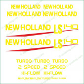 NEW HOLLAND LS 140 Die Cut High Cast Premium Vinyl Decals Stickers Full Kit