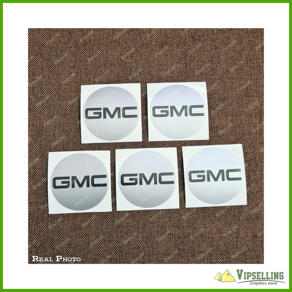 GMC General Motors SUV Truck Wheel Caps Center Silver Gold Decals Stickers Emblems Kit GMC General Motors SUV Truck Wheel Caps Center Silver Gold Decals Stickers Emblems Kit