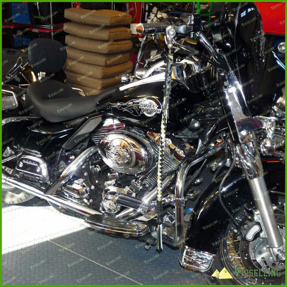 Silver Harley-Davidson Flames Tank Decals Silver Harley-Davidson Flames Tank Decals