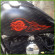 Red Harley-Davidson Flames Tank Decals Red Harley-Davidson Flames Tank Decals