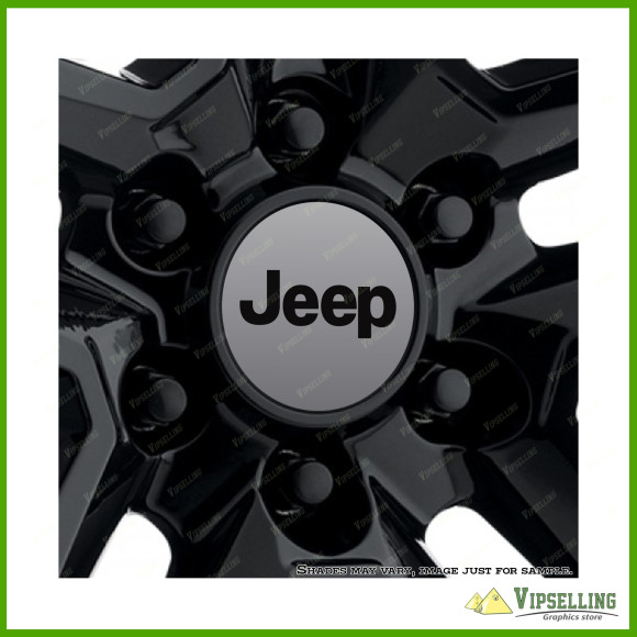 Jeep Truck SUV Wheel Caps Center Silver Gold Decals Stickers Emblems