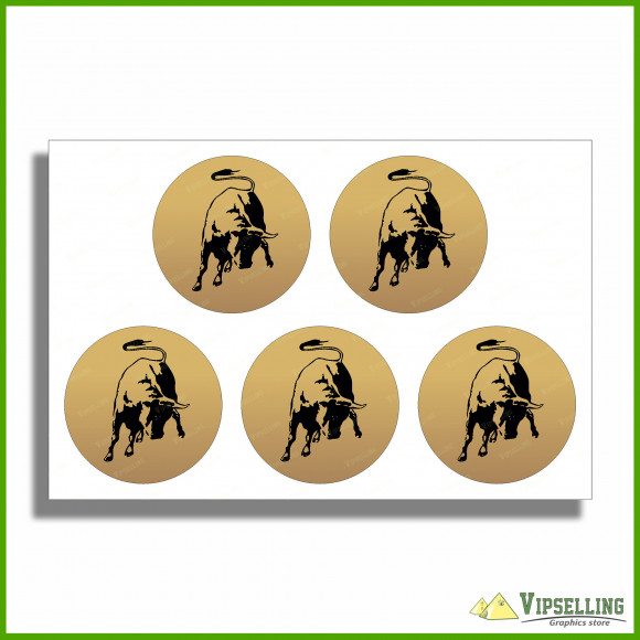Lamborghini Wheel Center Cap Silver Gold Laminated Vinyl Decals Set Lamborghini Wheel Center Cap Silver Gold Laminated Vinyl Decals Set