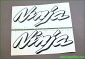 Ninja Kawasaki Motorcycle Vinyl Decals Emblems Available in Any Color
