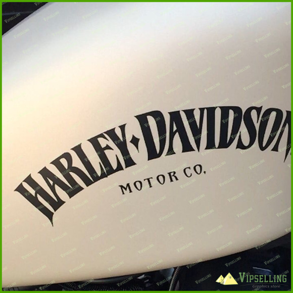 Harley-Davidson Tank PREMIUM Quality High Cast Vinyl Decals Stickers 8" Any Colour Harley-Davidson Tank PREMIUM Quality High Cast Vinyl Decals Stickers 8" Any Colour
