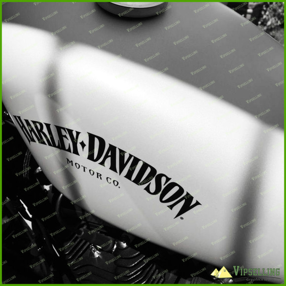 Harley-Davidson Tank PREMIUM Quality High Cast Vinyl Decals Stickers 8" Any Colour Harley-Davidson Tank PREMIUM Quality High Cast Vinyl Decals Stickers 8" Any Colour