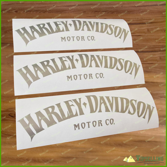 Harley-Davidson Tank PREMIUM Quality High Cast Vinyl Decals Stickers 8" Any Colour Harley-Davidson Tank PREMIUM Quality High Cast Vinyl Decals Stickers 8" Any Colour