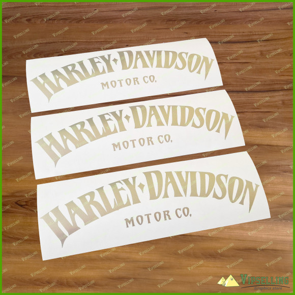 Harley-Davidson Tank PREMIUM Quality High Cast Vinyl Decals Stickers 8" Any Colour Harley-Davidson Tank PREMIUM Quality High Cast Vinyl Decals Stickers 8" Any Colour